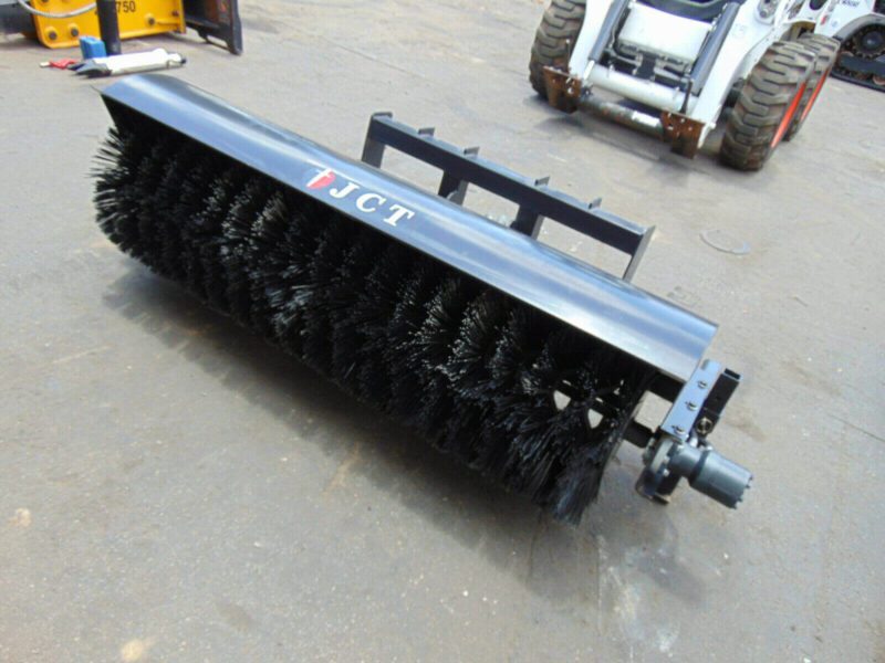 new 2022 skid steer street sweeper broom attachment-78" Wide