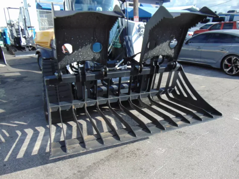 2025 WOLVERINE Skid Steer Attachment 72" "HEAVY DUTY" ROCK GRAPPLE BUCKET