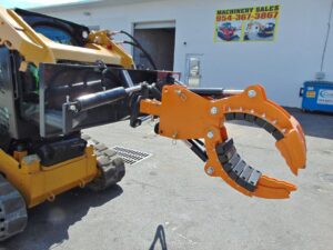 2026 LAND-HONOR 5K LB SKID STEER ROTATING TREE GRAPPLE BOOM ATTACHMENT full rotation - easy clamp - universal skid steer track loader attachment
