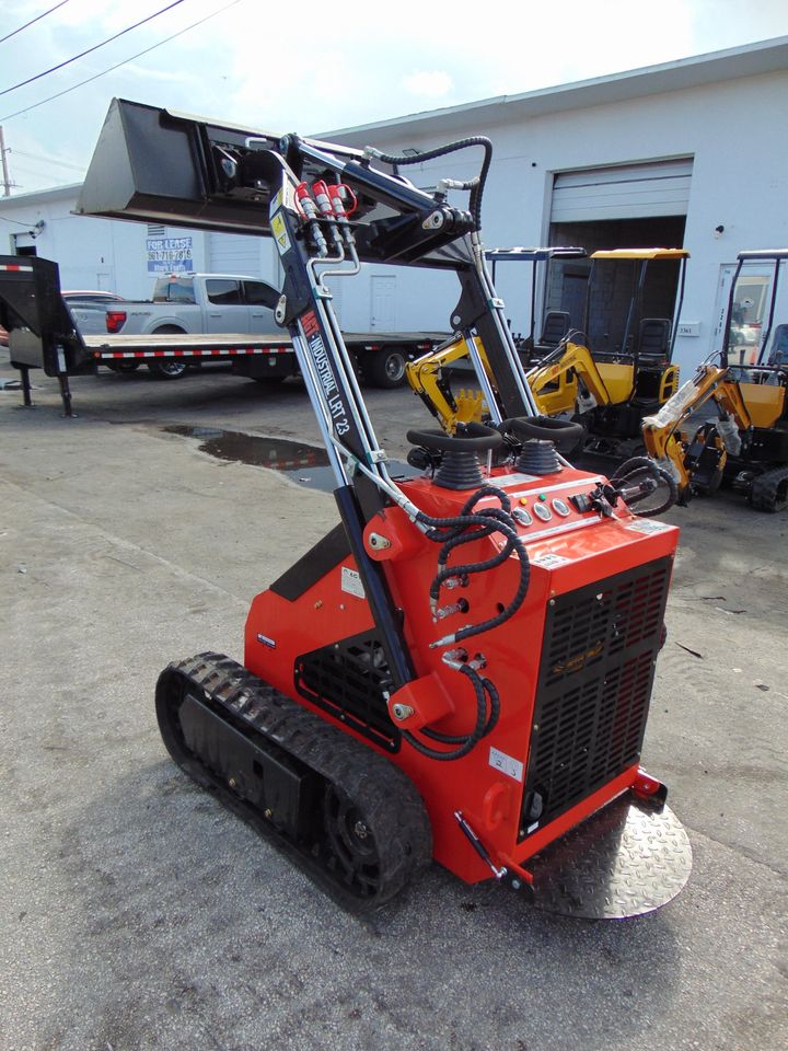 2025 BRAND NEW AGT LRT-23 MINI STAND BEHIND BACKYARD SKID STEER TRACK LOADER - mini stand behind skid steer track loader - Image 5