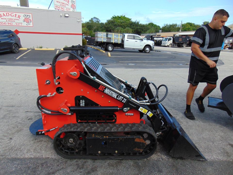 2025 BRAND NEW AGT LRT-23 MINI STAND BEHIND BACKYARD SKID STEER TRACK LOADER - mini stand behind skid steer track loader - Image 19