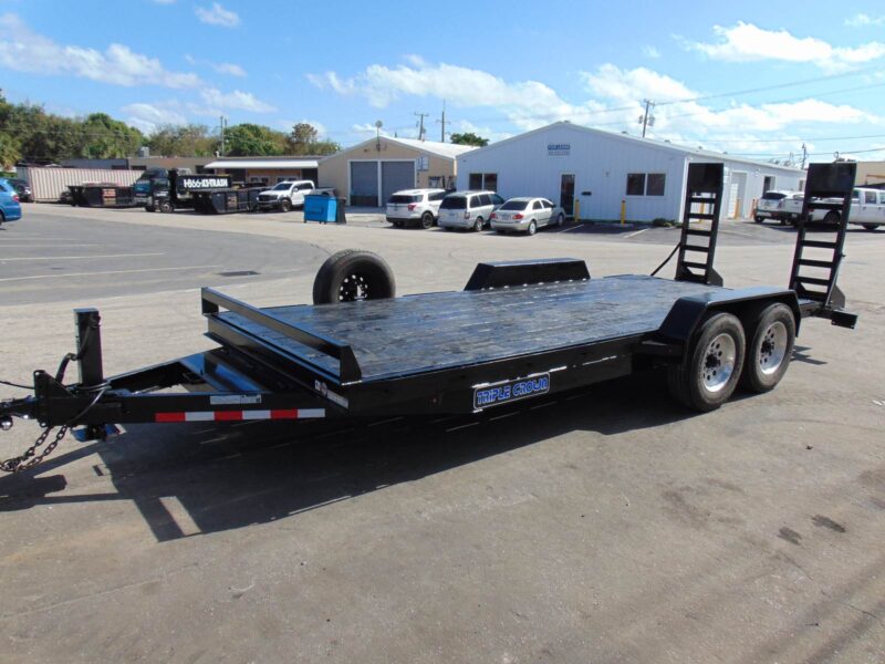 2024 TRIPLE CROWN 16K LB TANDEM AXLE Equipment Transport Trailer - Image 3