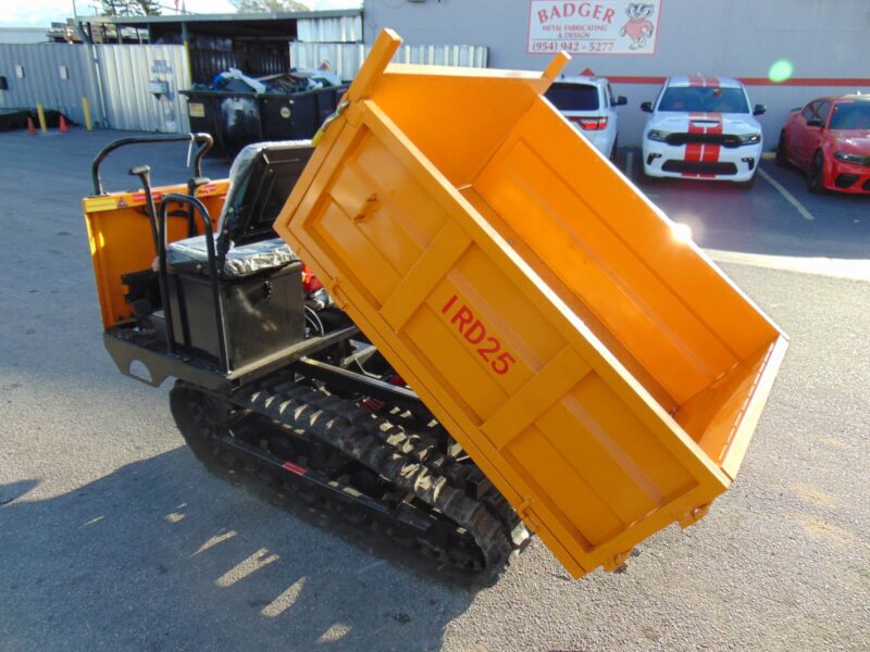 2025 IRD-25 TRACK CARRIER DUMPER "MOROOKA STYLE" TRAIL FLATBED HYDRAULIC DUMP BED TAILGATE - BRAND NEW - 3 SPD MANUAL