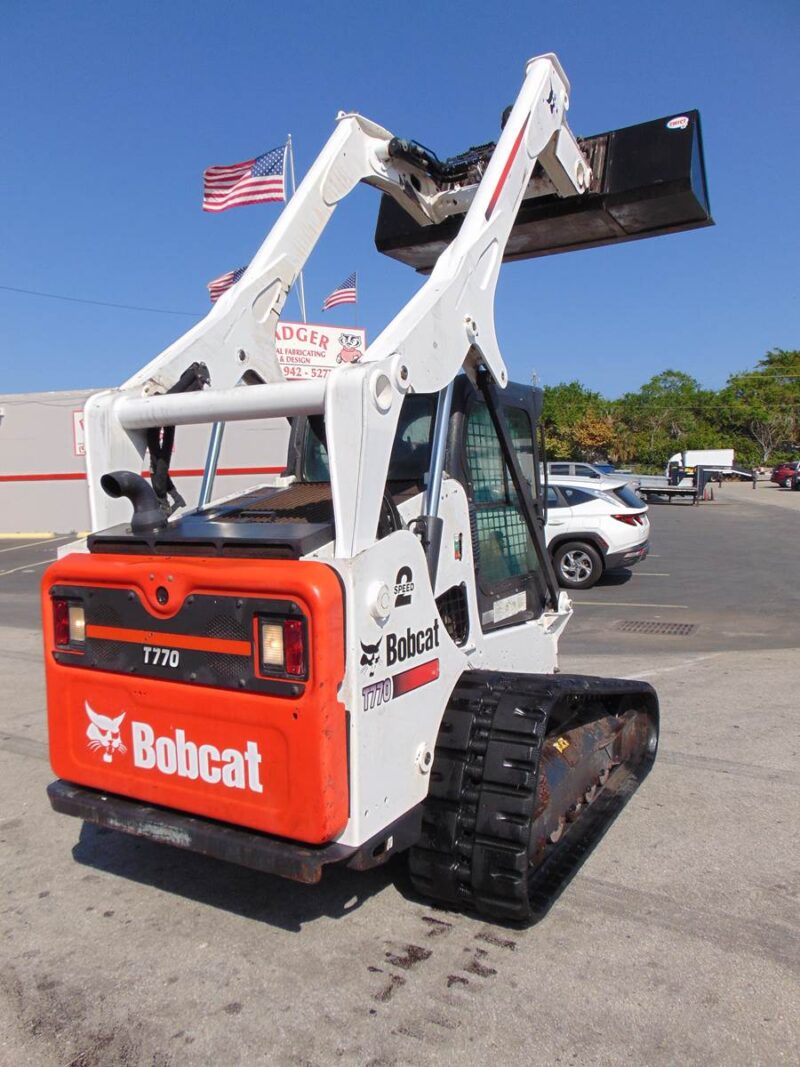 2021 BOBCAT T770 TURBO 2 SPEED "HIGH FLOW" JOYSTICKS - NEW TRACKS - A/C - HEAT - STEREO - ONLY 1,644 HOURS - Image 30