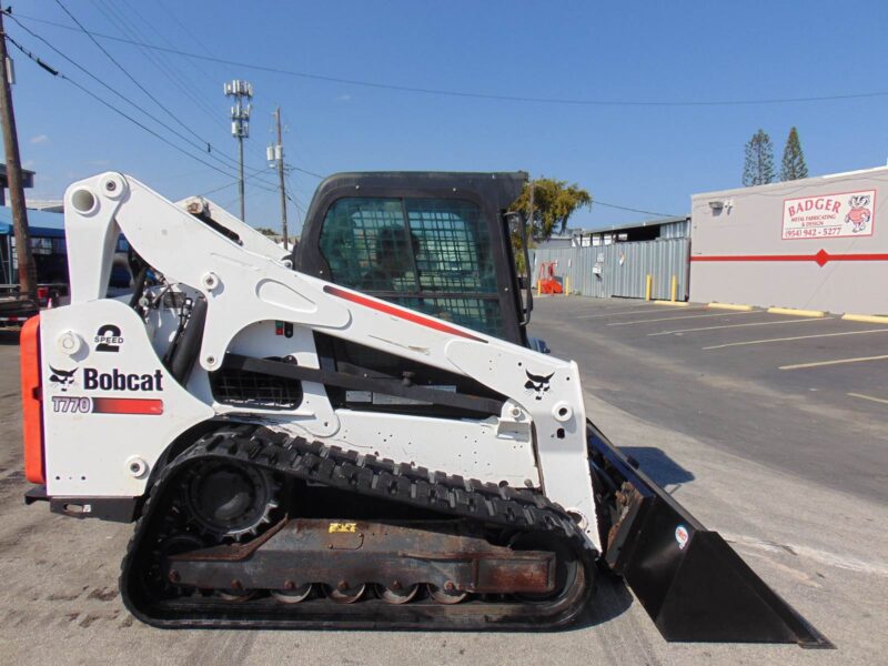 2021 BOBCAT T770 TURBO 2 SPEED "HIGH FLOW" JOYSTICKS - NEW TRACKS - A/C - HEAT - STEREO - ONLY 1,644 HOURS - Image 39