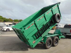 2026 COVERED WAGON 12K LB TANDEM AXLE DUMP TRAILER WITH TARP AND RAMPS - 20K TELESCOPIC DUMP CYLINDER - BRAKES ON BOTH AXLES