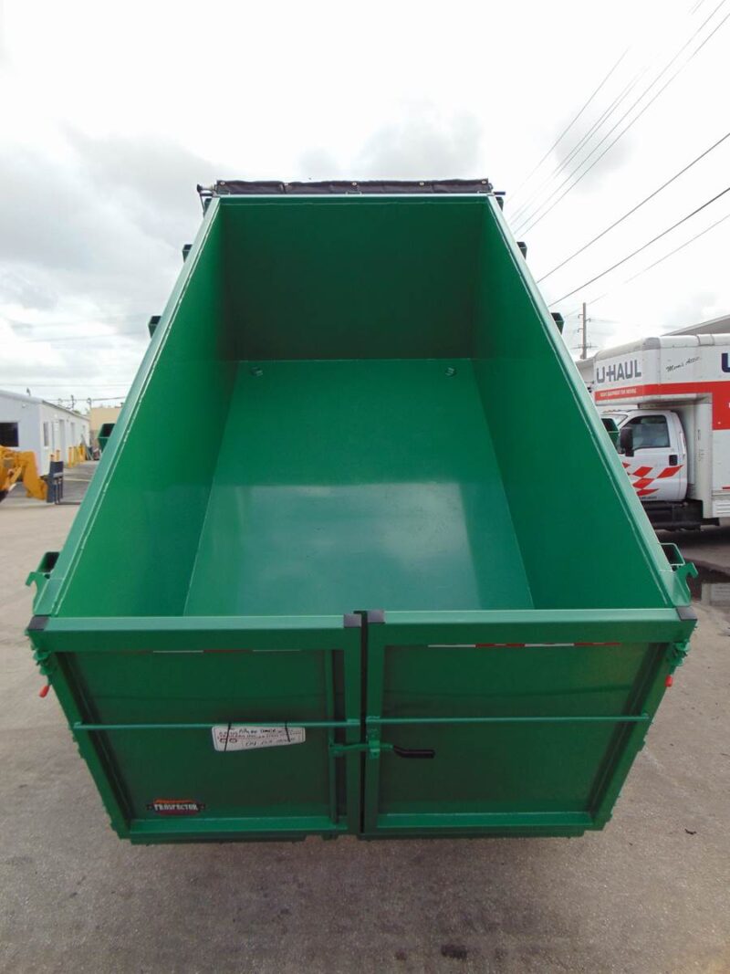 2025 COVERED WAGON 12K LB TANDEM AXLE DUMP TRAILER WITH TARP AND RAMPS - 20K TELESCOPIC DUMP CYLINDER - BRAKES ON BOTH AXLES - Image 8