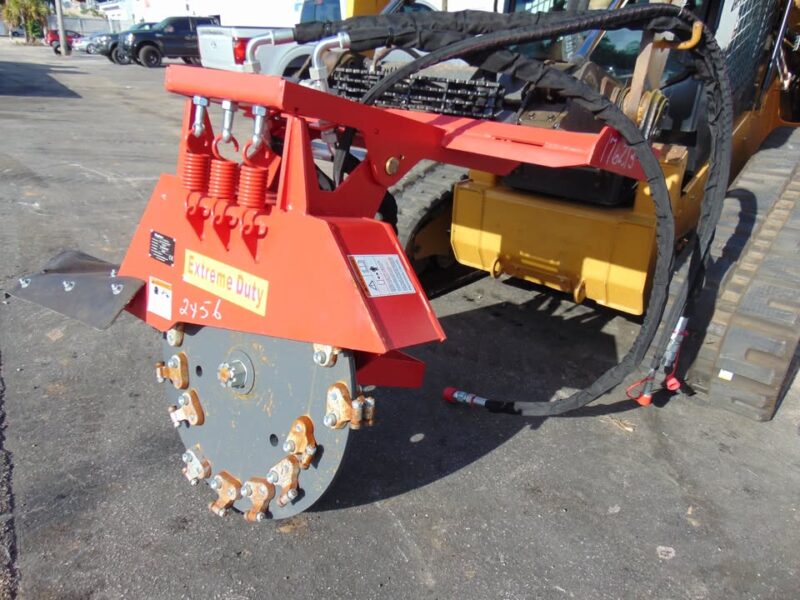 2025 RAYTREE RTS-G30 "EXTREME DUTY" SKID STEER TRANSVERSE MOUNT STUMP GRINDER ATTACHMENT - HIGH FLOW free local delivery - located in pompano beach - universal skid steer implement - Image 3