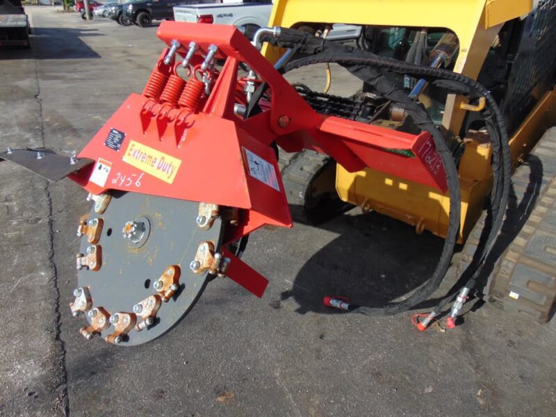 2025 RAYTREE RTS-G30 "EXTREME DUTY" SKID STEER TRANSVERSE MOUNT STUMP GRINDER ATTACHMENT - HIGH FLOW free local delivery - located in pompano beach - universal skid steer implement - Image 11