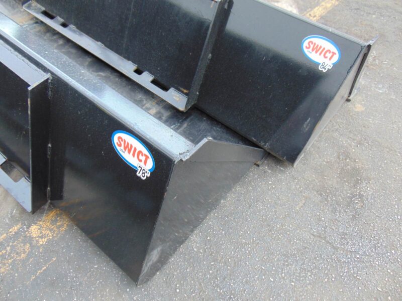 2025 SWIFT SKID STEER BUCKETS 60", 66", 72", 78", 84" Bucket for ALL UNIVERSAL SKID STEERS TRACK LOADERS - WHEEL LOADERS - Image 9