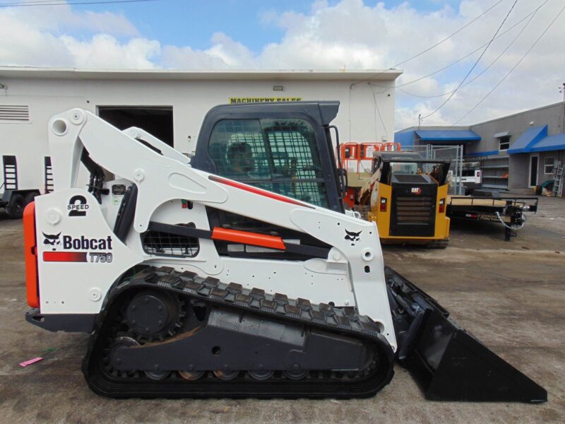 2014 BOBCAT T750 TURBO "KUBOTA" DIESEL - HEATED AND A/C CAB - BRAND NEW TRACKS - SUPER LOW HOURS - BOB TACH POWER COUPLER - Image 33