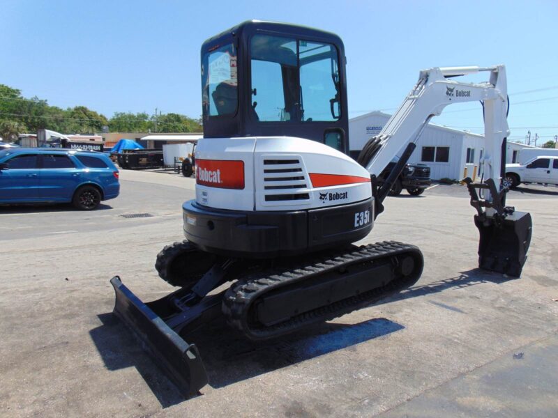 2015 BOBCAT E35 MINI EXCAVATOR "ENCLOSED COMFORT CAB" ICE COLD AC - HEAT - QUICK CONNECT - HYDRAULIC THUMB - ONLY 2,151 HOURS - Image 35