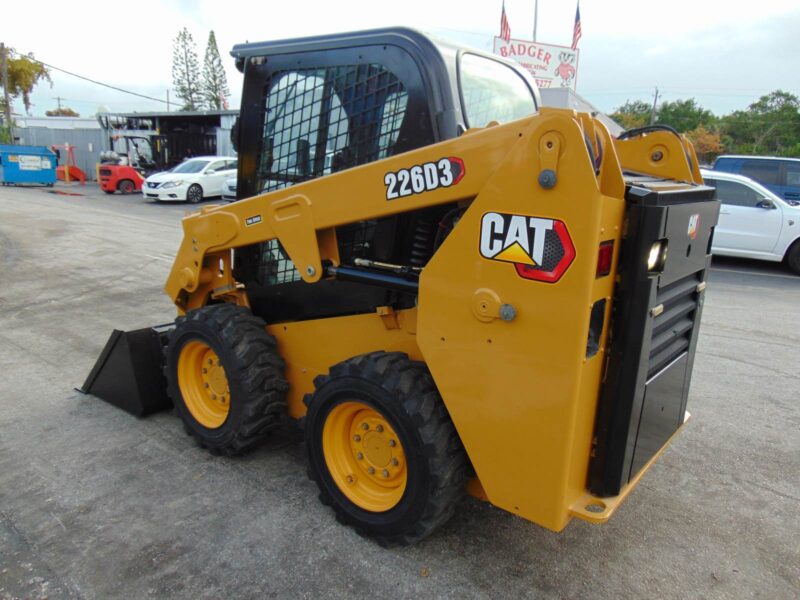 2022 CAT 226D3 TURBO "67 HP" MINI 5,800 LB WHEEL LOADER - ENCLOSED A/C CAB - PWR COUPLER - JOYSTICKS - FULLY SERVICED - 1,425 HOURS - Image 20