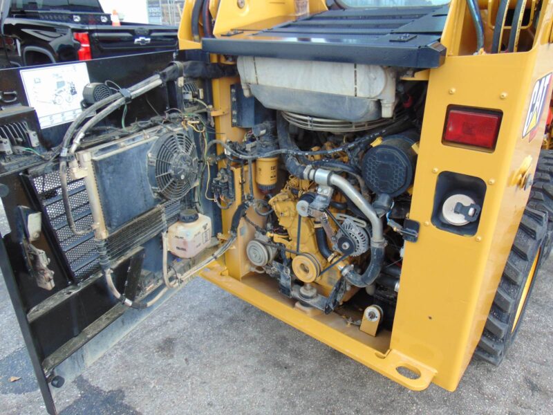 2022 CAT 226D3 TURBO "67 HP" MINI 5,800 LB WHEEL LOADER - ENCLOSED A/C CAB - PWR COUPLER - JOYSTICKS - FULLY SERVICED - 1,425 HOURS - Image 18