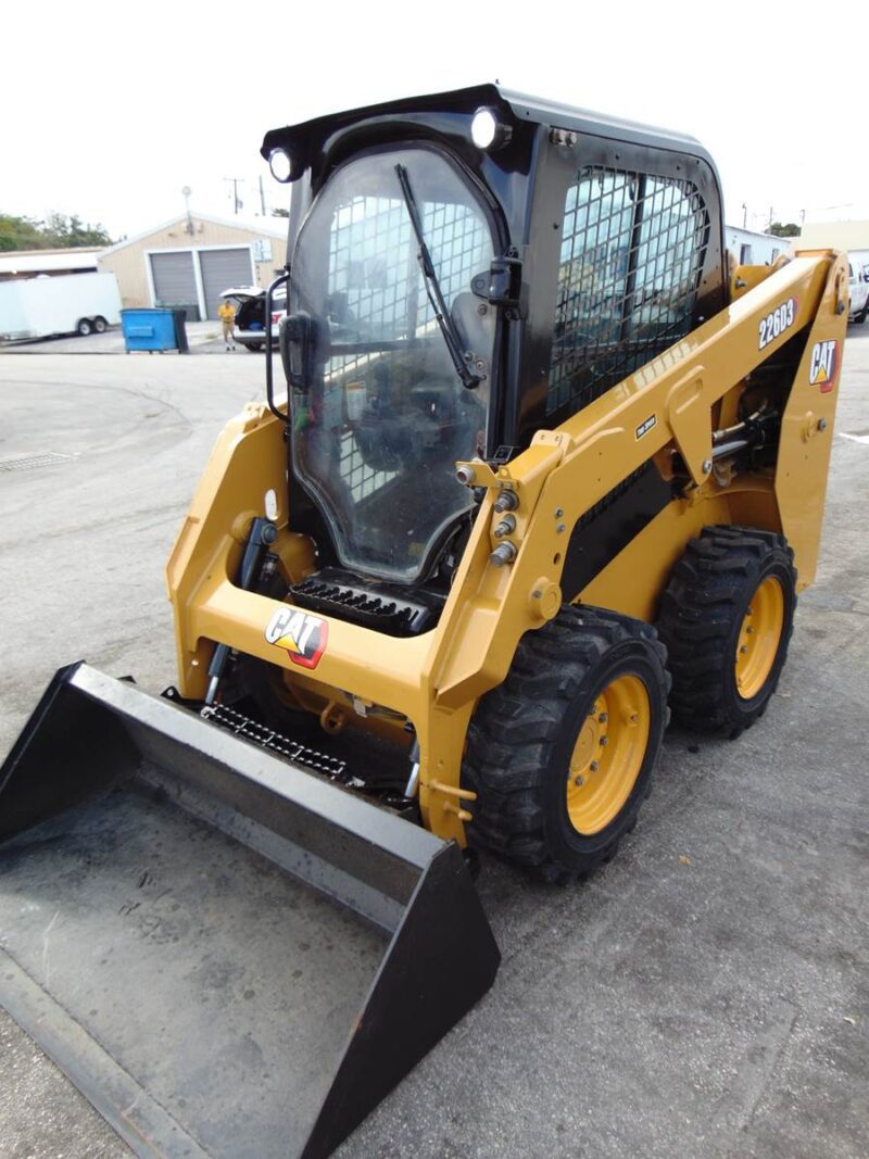2022 CAT 226D3 TURBO "67 HP" MINI 5,800 LB WHEEL LOADER - ENCLOSED A/C CAB - PWR COUPLER - JOYSTICKS - FULLY SERVICED - 1,425 HOURS - Image 28