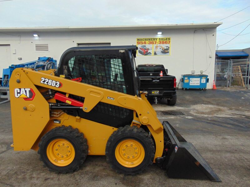 2022 CAT 226D3 TURBO "67 HP" MINI 5,800 LB WHEEL LOADER - ENCLOSED A/C CAB - PWR COUPLER - JOYSTICKS - FULLY SERVICED - 1,425 HOURS - Image 26