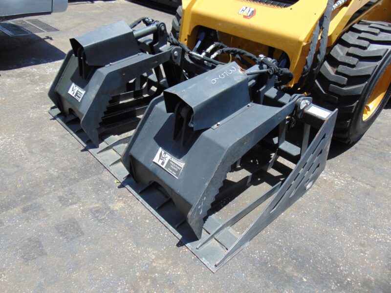 2024 AMERICAN STEEL { HEAVY DUTY } 72" ROCK GRAPPLE UNIVERSAL SKID STEERS DUAL PISTON 700 LBS ALL STEEL - Image 5
