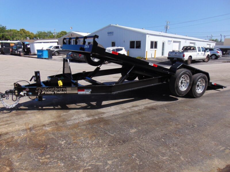 2025 SOUTHERN TRAILERS 16K TANDEM FLATBED "HYDRAULIC" TILT BED EQUIPMENT TRAILER - 17.5" ALUMINU WHEELS - 18 PLY TIRES - Image 6