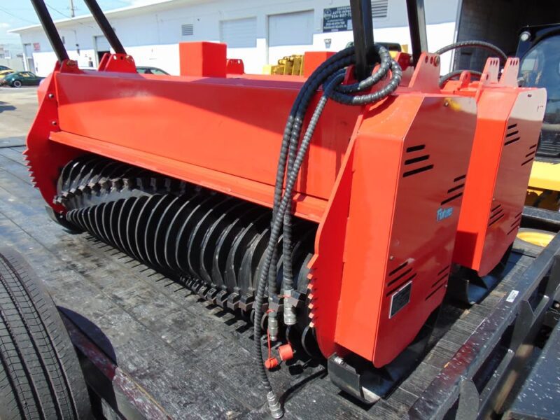 2025 NEW FUTURE FT-72 PRO 72" FORESTRY MULCHER SKID STEER ATTACHMENT - STANDARD FLOW - 50 CARBIDE TEETH - 2250 LBS - SEVERAL SIZES AVAILABLE free local delivery - universal skid steer attachment implement - check our 100's of skids for sale - Image 2