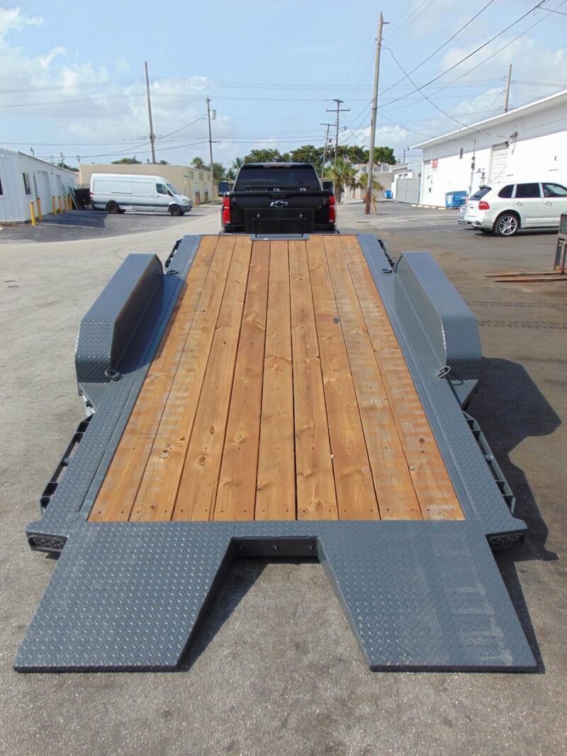 2025 RAWMAXX "TILT DECK" 20' H.D. TANDEM EQUIPMENT FLATBED TRAILER - 14 PLY TIRES - Image 11
