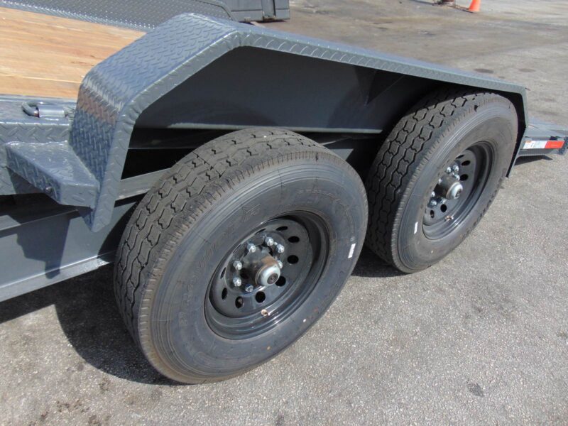 2025 RAWMAXX "TILT DECK" 20' H.D. TANDEM EQUIPMENT FLATBED TRAILER - 14 PLY TIRES - Image 12