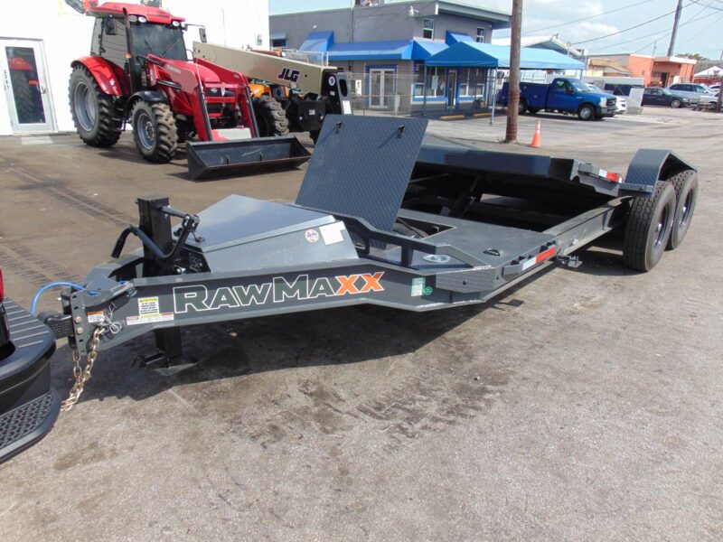 2025 RAWMAXX "TILT DECK" 20' H.D. TANDEM EQUIPMENT FLATBED TRAILER - 14 PLY TIRES - Image 14