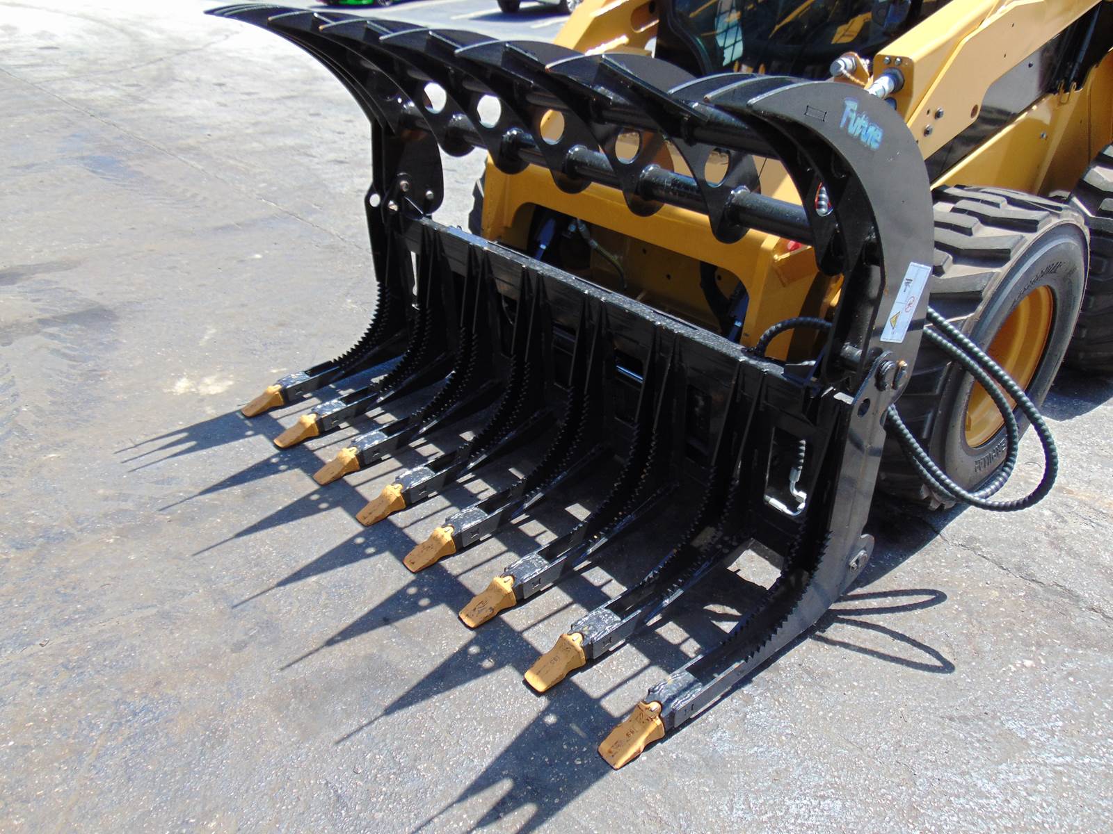 2026 USA STEEL 80" SEVERE DUTY ROOT GRASS RAKE GRAPPLE UNIVERSAL FOR ALL SKID STEERS - WHEEL LOADERS - TRACK LOADERS - Image 6