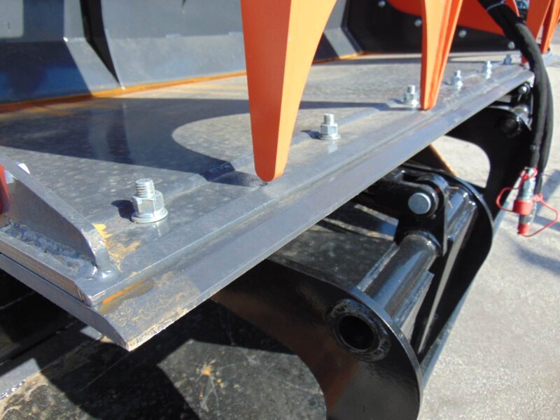 2026 WIG AMERICA SKID STEER LOG "HEAVY DUTY" DUAL PISTON BUCKET GRAPPLE - REMOVEABLE STEEL PLATE SIDES AND BREAKER BAR - Image 10