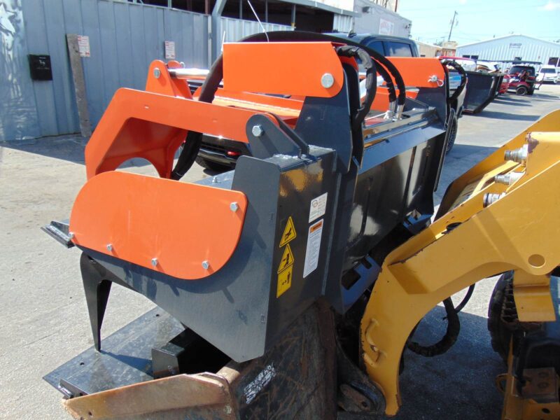 2026 WIG AMERICA SKID STEER LOG "HEAVY DUTY" DUAL PISTON BUCKET GRAPPLE - REMOVEABLE STEEL PLATE SIDES AND BREAKER BAR - Image 5