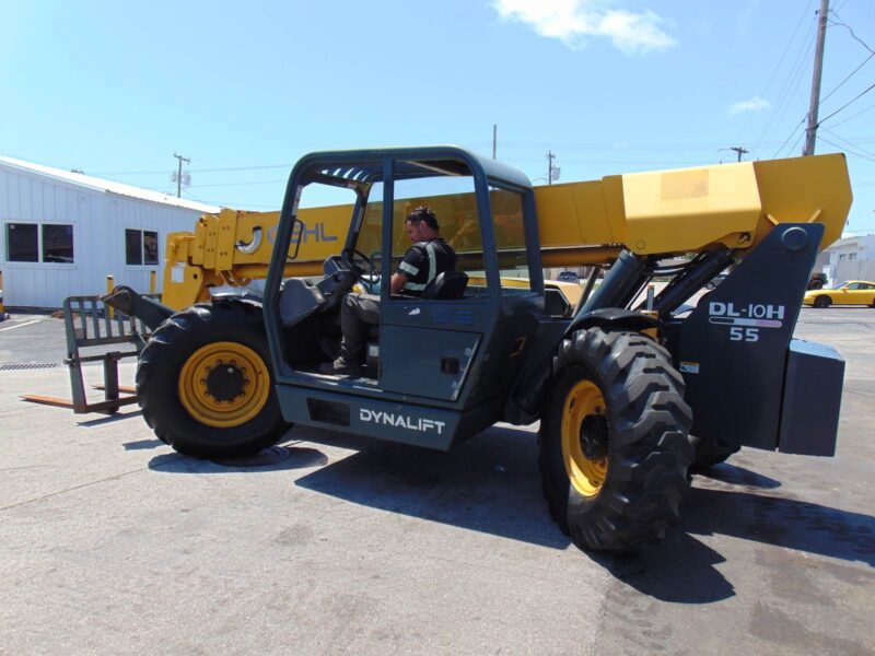 2010 GEHL DL10-55 TELEHANDLER - 10K LBS - 55 FT - JOHN DEERE TURBO DIESEL - PRE EMISSIONS - 4X4X4 - SOLID TIRES - 100% JOB READY - Image 3