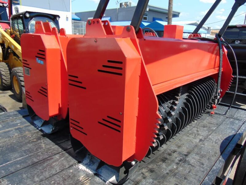2025 NEW FUTURE FT-72 PRO 72" FORESTRY MULCHER SKID STEER ATTACHMENT - STANDARD FLOW - 50 CARBIDE TEETH - 2250 LBS - SEVERAL SIZES AVAILABLE free local delivery - universal skid steer attachment implement - check our 100's of skids for sale - Image 6