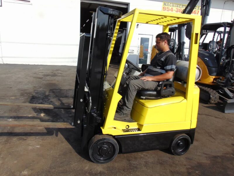 2009 HYSTER S30XM - SIDE SHIFTER & FORK POSITIONER - CUSHION TIRE - LPG - TRIPLE MAST - Image 10