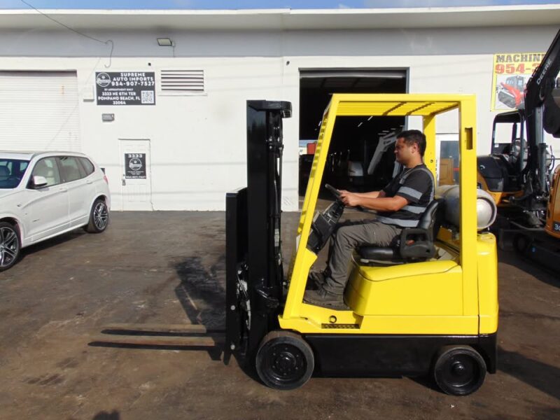 2009 HYSTER S30XM - SIDE SHIFTER & FORK POSITIONER - CUSHION TIRE - LPG - TRIPLE MAST - Image 2