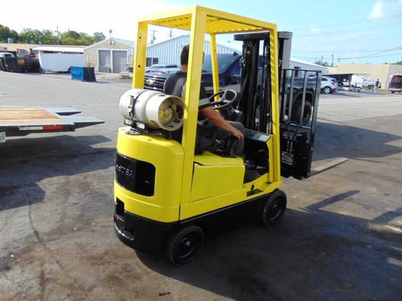 2009 HYSTER S30XM - SIDE SHIFTER & FORK POSITIONER - CUSHION TIRE - LPG - TRIPLE MAST - Image 9