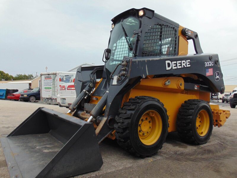 2020 JOHN DEERE 332G TURBO 2 SPEED "HIGH FLOW" - 41 GPM - BIG 100 HP YANMAR DIESEL - STEREO A/C - POWER COUPLER - ISO JOYSTICKS - 1,790 HOURS - Image 2