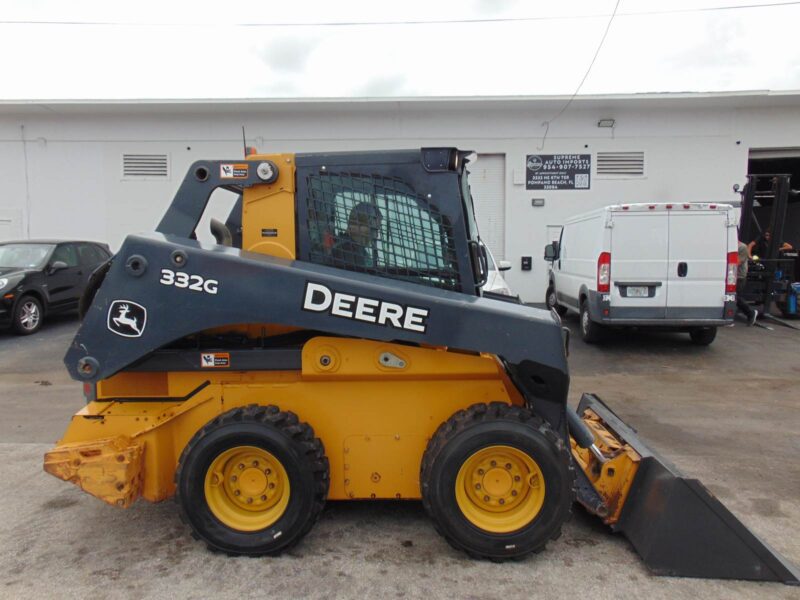 2020 JOHN DEERE 332G TURBO 2 SPEED "HIGH FLOW" - 41 GPM - BIG 100 HP YANMAR DIESEL - STEREO A/C - POWER COUPLER - ISO JOYSTICKS - 1,790 HOURS - Image 6