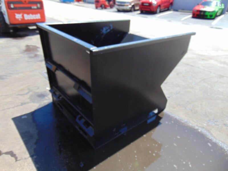 2026 KC 2 YARD FORKLIFT / SKID STEER AND FORKLIFT DUMPSTER HOPPERS ALL YEARS UNIVERSAL - TRASK REMOVAL BINS - QUICK ATTACH - Image 30
