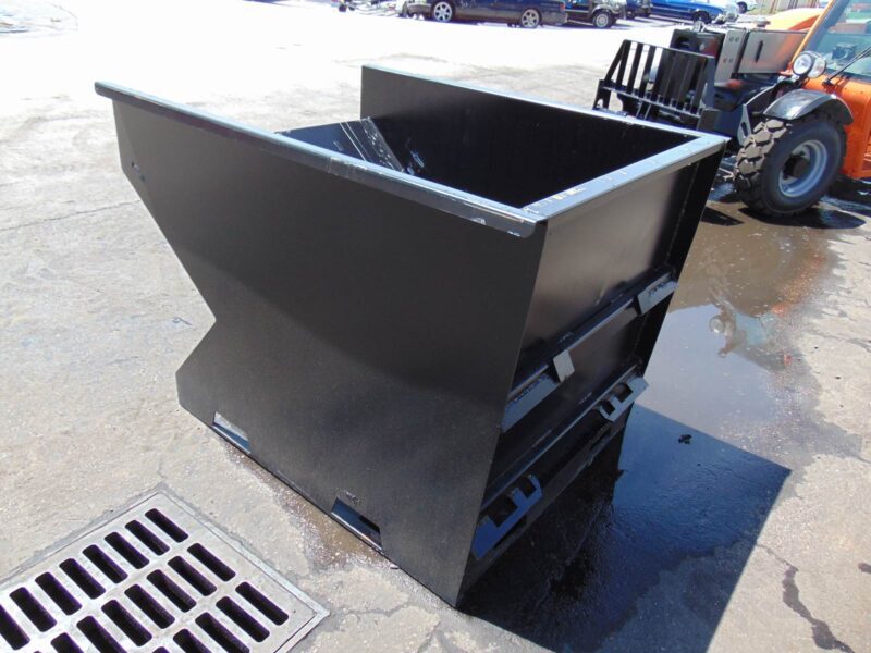 2026 KC 2 YARD FORKLIFT / SKID STEER AND FORKLIFT DUMPSTER HOPPERS ALL YEARS UNIVERSAL - TRASK REMOVAL BINS - QUICK ATTACH - Image 27