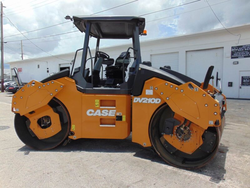 2018 CASE DV210D TANDEM SMOOTH DRUM "23,000 POUND* VIBRATORY ROLLER COMPACTOR - ONLY 2.740 HOURS - AMAZING ALL ORIFGINAL CONDITION - Image 29