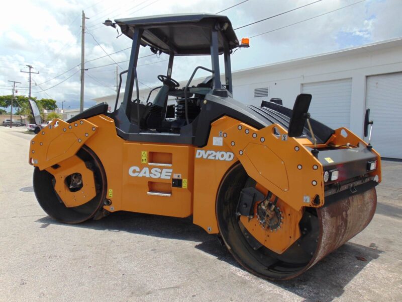 2018 CASE DV210D TANDEM SMOOTH DRUM "23,000 POUND* VIBRATORY ROLLER COMPACTOR - ONLY 2.740 HOURS - AMAZING ALL ORIFGINAL CONDITION - Image 39