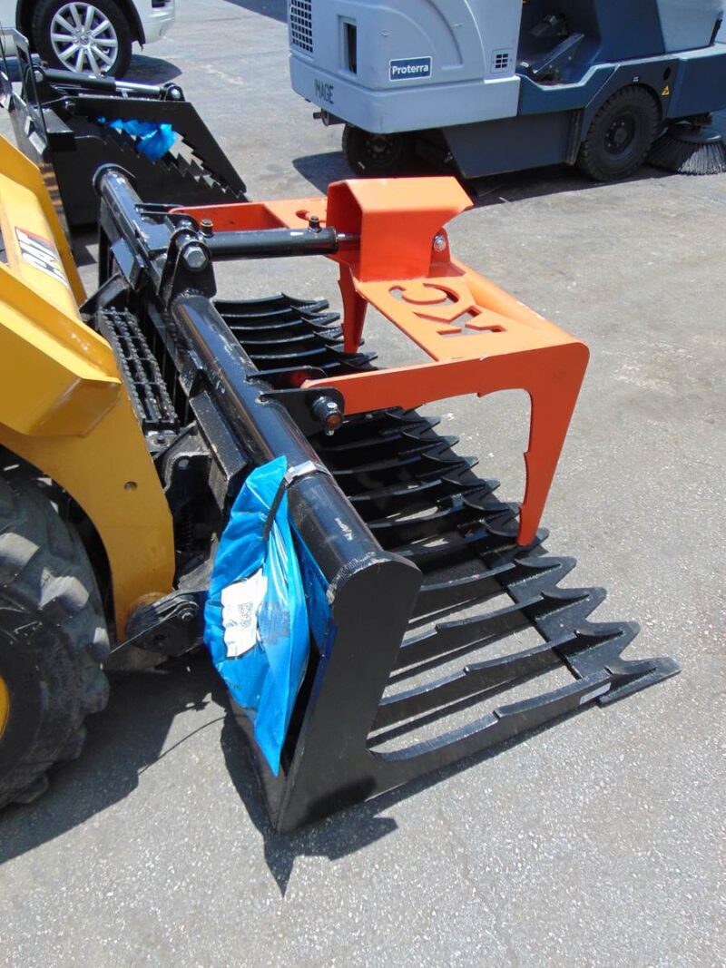 2026 KIT CONTAINER 76" SKELETON ROCK TOOTH GRAPPLE - ALL YEARS UNIVERSAL SKID STEERS SKID STEERS - MADE IN AMERICA - Image 2