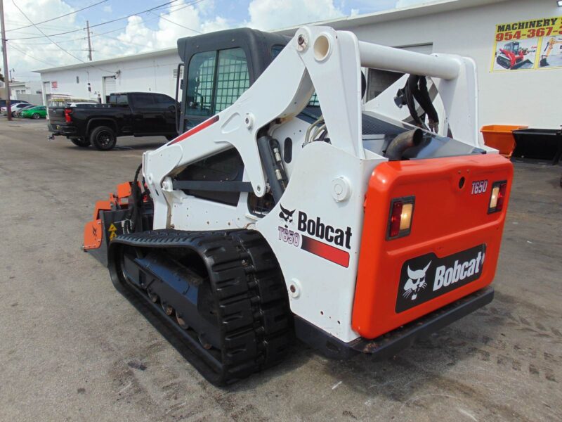2019 BOBCAT T-650 TURBO "A/C COMFORT CAB" JOYSTICK CONTROLS - STEREO - KEYLESS SECURITY - ONLY 1,788 HOURS - Image 3