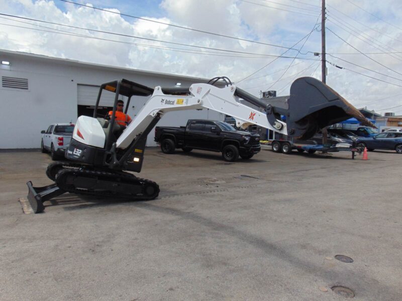 2020 BOBCAT E32i MINI EXCAVATOR - KUBOTA DIESEL - 7,200 POUNDS WEIGHT - 2 SPEED - BRAND NEW TRACKS TODAY - ONLY 1,342 HOURS - Image 46