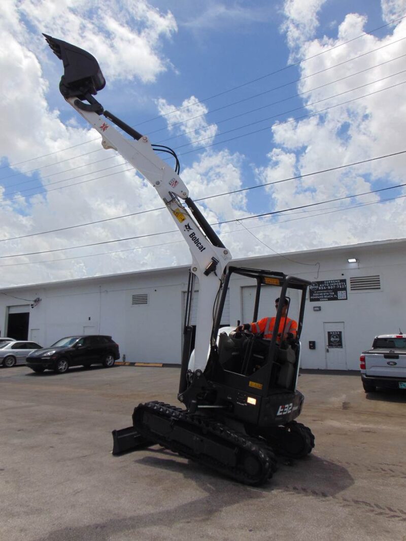2020 BOBCAT E32i MINI EXCAVATOR - KUBOTA DIESEL - 7,200 POUNDS WEIGHT - 2 SPEED - BRAND NEW TRACKS TODAY - ONLY 1,342 HOURS - Image 47
