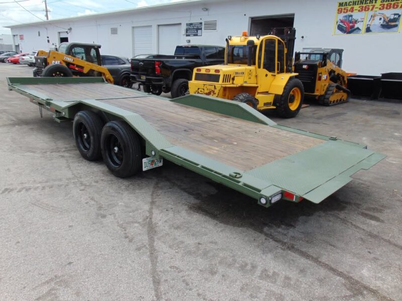 2025 NEW 2025 MAXXD 24' FLATBED UTILITY EQUIPMENT TILT DECK TRAILER - TANDEM 8K HYBRID AXLES - 18 PLY TIRES only used once - severe duty professional trailer - Image 15