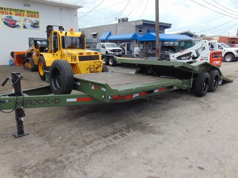 2025 NEW 2025 MAXXD 24' FLATBED UTILITY EQUIPMENT TILT DECK TRAILER - TANDEM 8K HYBRID AXLES - 18 PLY TIRES only used once - severe duty professional trailer - Image 18