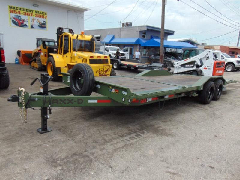 2025 NEW 2025 MAXXD 24' FLATBED UTILITY EQUIPMENT TILT DECK TRAILER - TANDEM 8K HYBRID AXLES - 18 PLY TIRES only used once - severe duty professional trailer - Image 8