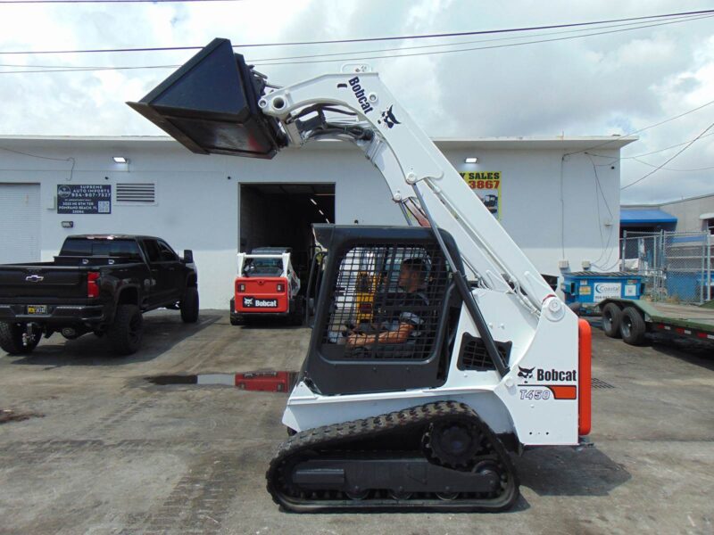 2017 BOBCAT T450 TURBO "JOYSTICKS" BOB-TACH POWER COUPLER - BOBCAT'S SMALLEST MID SIZED TRACK LOADER - ONLY 1,687 HOURS - ALL SERVICED TOO! - Image 11