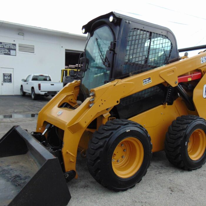 2021CAT 262D3 TURBO 2 SPEED "XPS-HIGH FLOW" ENCLOSED A/C CAB - PWR COUPLER - 100% SERV ICED TODAY - ONLY 1,558 HOURS