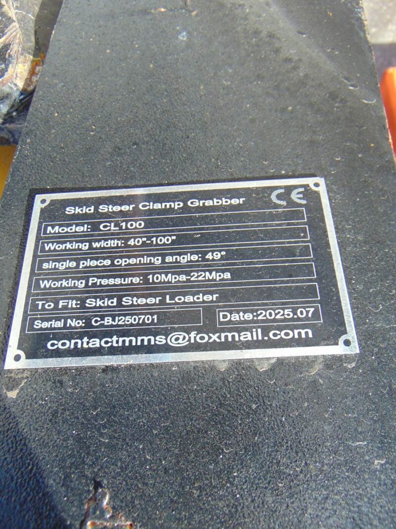 2026 IR SKID STEER CLAMP GRABBER "MATERIAL HANDLER" CARTON GRABBER - DUAL PISTON - WAREHOUSE INDUSTRIAL ATTACHMENT - Image 9